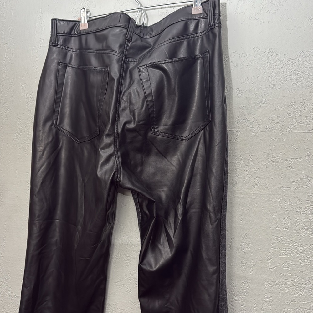 ABERCROMBIE & FITCH The Ankle Straight Ultra High Rise" Mixed Fabric jean - Picture 9 of 11